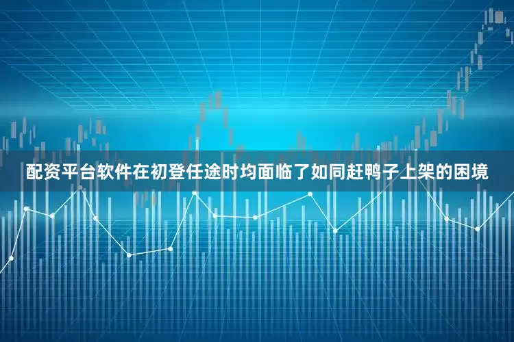 配资平台软件在初登任途时均面临了如同赶鸭子上架的困境